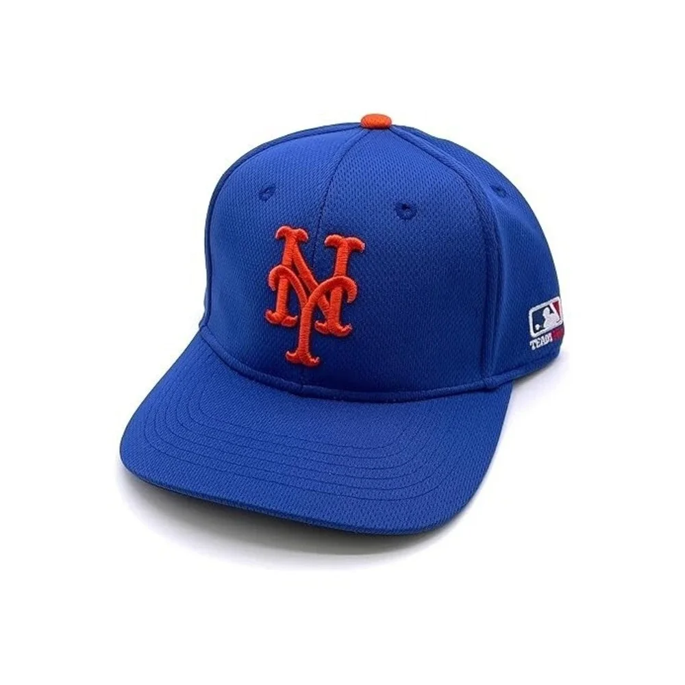 MLB‎ New York Mets Baseball Cap Hat - Youth Adjustable Team Blue/Orange